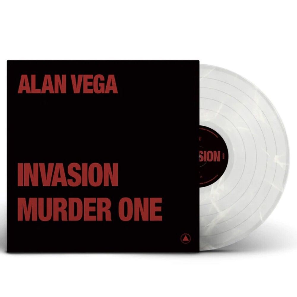 Alan Vega - Invasion /‎ Murder One Milky Clear Vinyl Limited /150 Sacred Bones